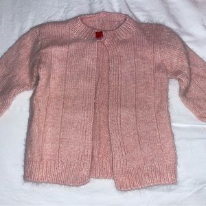 Pink cardigan